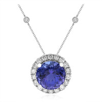 14K AAA Tanzanite Gold Necklace (CIRARI)