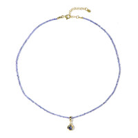 Tanzanite Silver Necklace