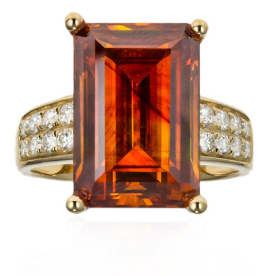 14K Sphalerite Gold Ring (AMAYANI)