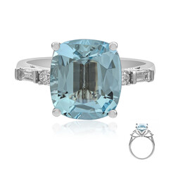 14K AAA Brazilian Aquamarine Gold Ring (AMAYANI)