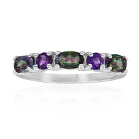Mystic Quartz Silver Ring