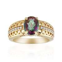 Mystic Quartz Silver Ring