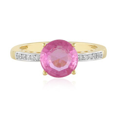 Madagascar Pink Sapphire Silver Ring