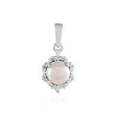 White Freshwater Pearl Silver Pendant