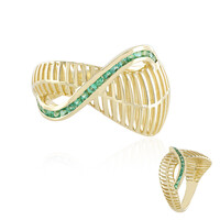 9K Colombian Emerald Gold Ring (Ornaments by de Melo)