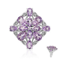 Amethyst Silver Ring