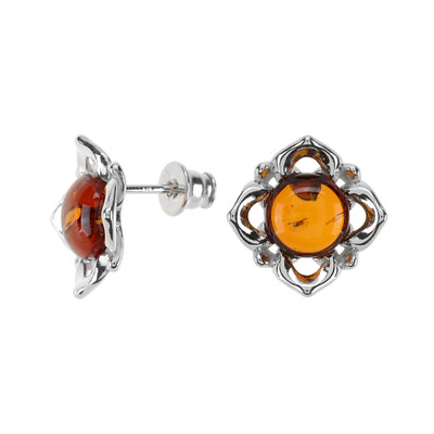 Baltic Amber Silver Earrings (dagen)
