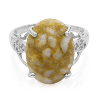 Dinosaur Bone Silver Ring