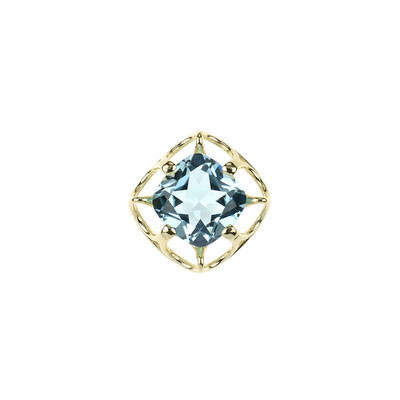 9K Sky Blue Topaz Gold Pendant (dagen)