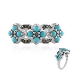 Sleeping Beauty Turquoise Silver Ring
