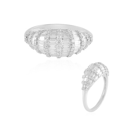 18K SI1 (G) Diamond Gold Ring