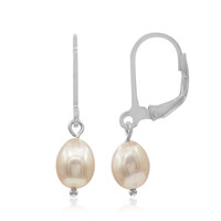 Freshwater pearl Silver Earrings (TPC)