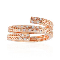 I3 (I) Diamond Silver Ring