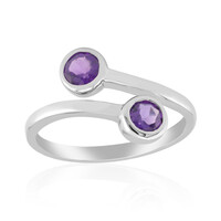 Zambian Amethyst Silver Ring
