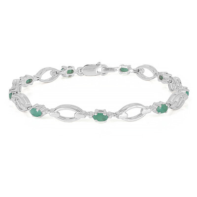 Socoto Emerald Silver Bracelet