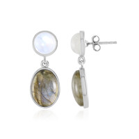 Labradorite Silver Earrings
