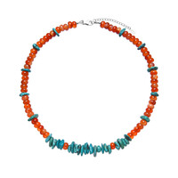 Turquoise Silver Necklace