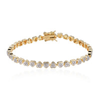 I3 (I) Diamond Brass Bracelet (Juwelo Style)