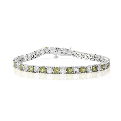 Peridot Silver Bracelet