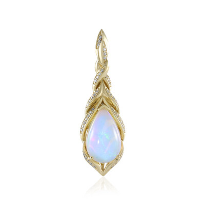 14K AAA Welo Opal Gold Pendant (de Melo)