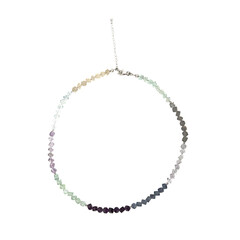 Fluorite Silver Necklace