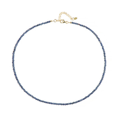 Blue Sapphire Silver Necklace