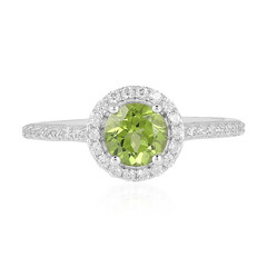 Peridot Silver Ring