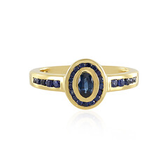 Blue Sapphire Silver Ring