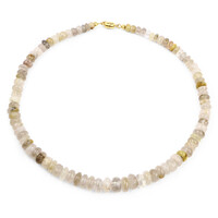 Rutile Quartz Silver Necklace