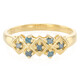 Fancy Diamond Silver Ring