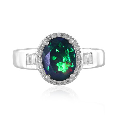 Mezezo Opal Silver Ring