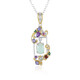 Welo Opal Silver Necklace (Gems en Vogue)
