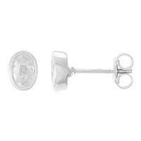 Zircon Silver Earrings