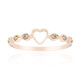9K SI1 Argyle Rose De France Diamond Gold Ring (Annette)