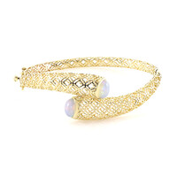 9K Welo Opal Gold Bangle (Ornaments by de Melo)