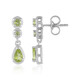 Peridot Silver Earrings