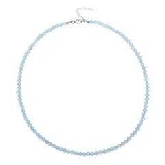 Aquamarine Silver Necklace