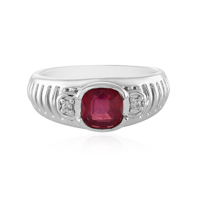 Madagascar Ruby Silver Ring