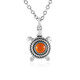 Red Onyx Silver Necklace (Desert Chic)