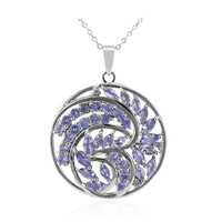 Tanzanite Silver Necklace