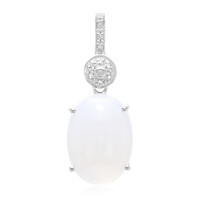 Turkish Chalcedony Silver Pendant