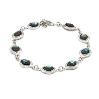 Abalone Shell Silver Bracelet (Art of Nature)