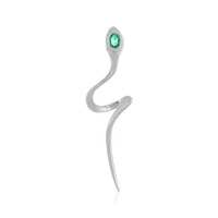 Ethiopian Emerald Silver Pendant