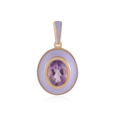 Rose de France Amethyst Silver Pendant (Adela Silber)