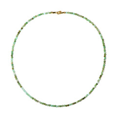 Chrysoprase Silver Necklace
