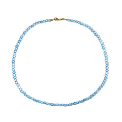Sky Blue Topaz Silver Necklace