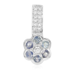 Tanzanian Sapphire Silver Pendant