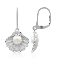 Freshwater pearl Silver Earrings (TPC)