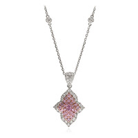 14K I1 Pink Diamond Gold Necklace (CIRARI)