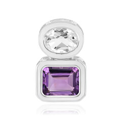 Amethyst Silver Pendant